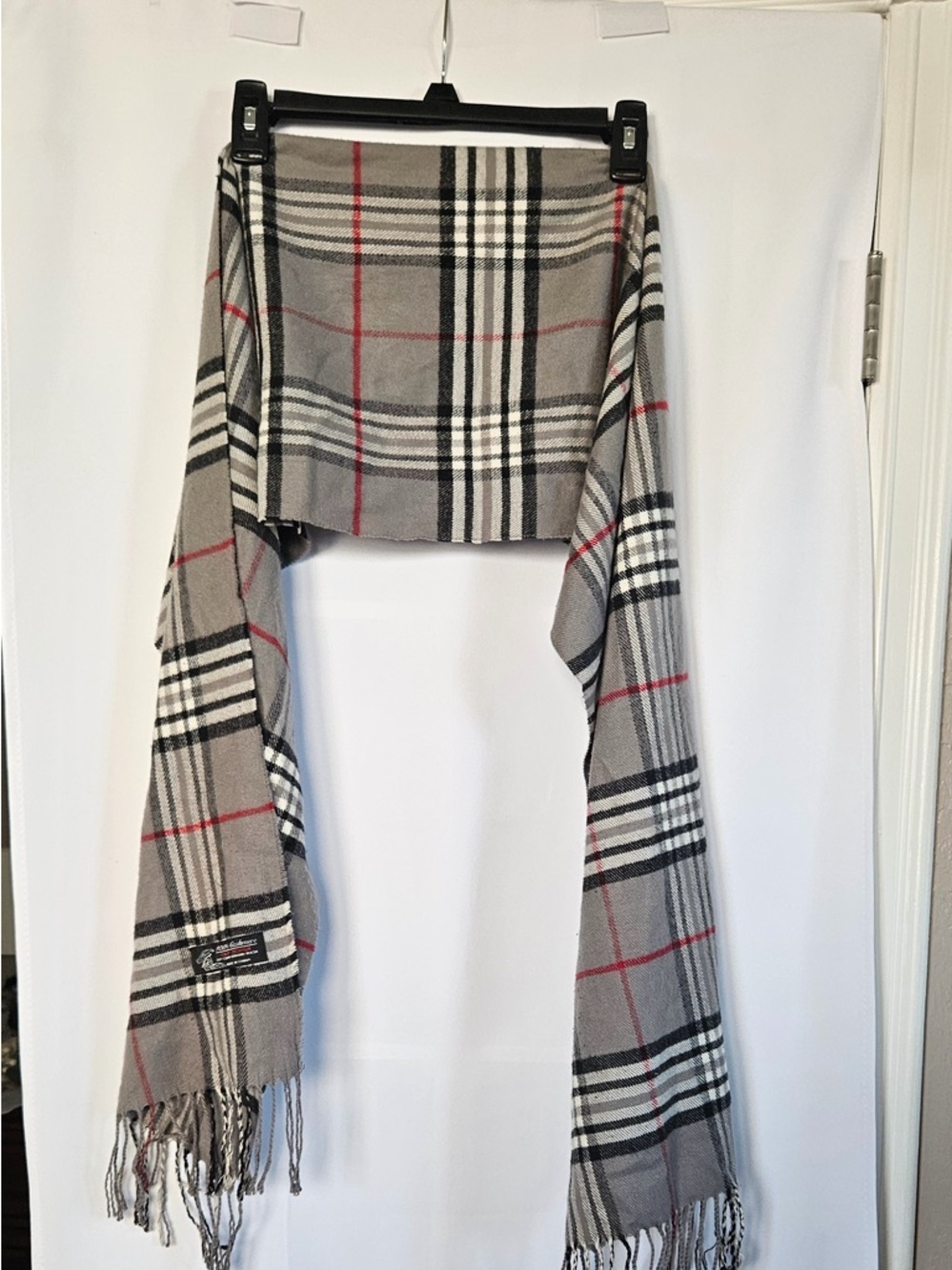 Italy Designs‎ plaid cashmere scarf wrap